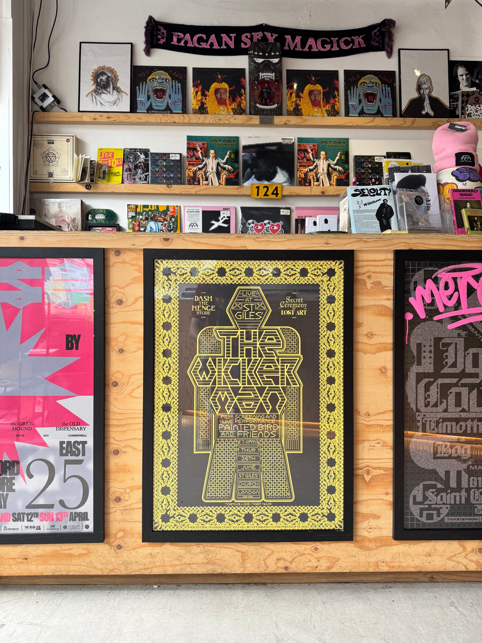Live at St Giles' - The Wicker Man feat. Painted Bird A1 Poster