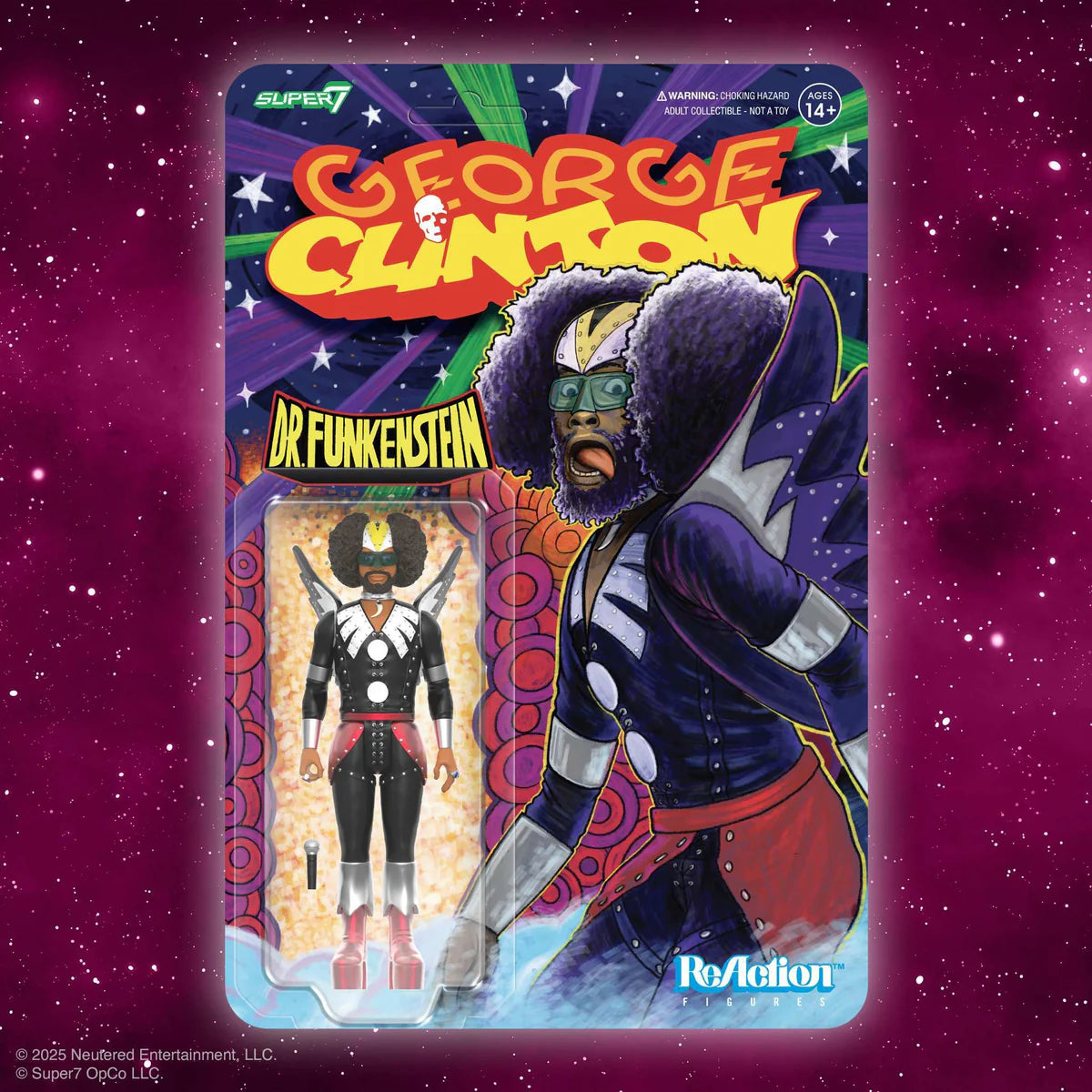 George Clinton ReAction Figures Wave 1 - George Clinton (Dr. Funkenstein)