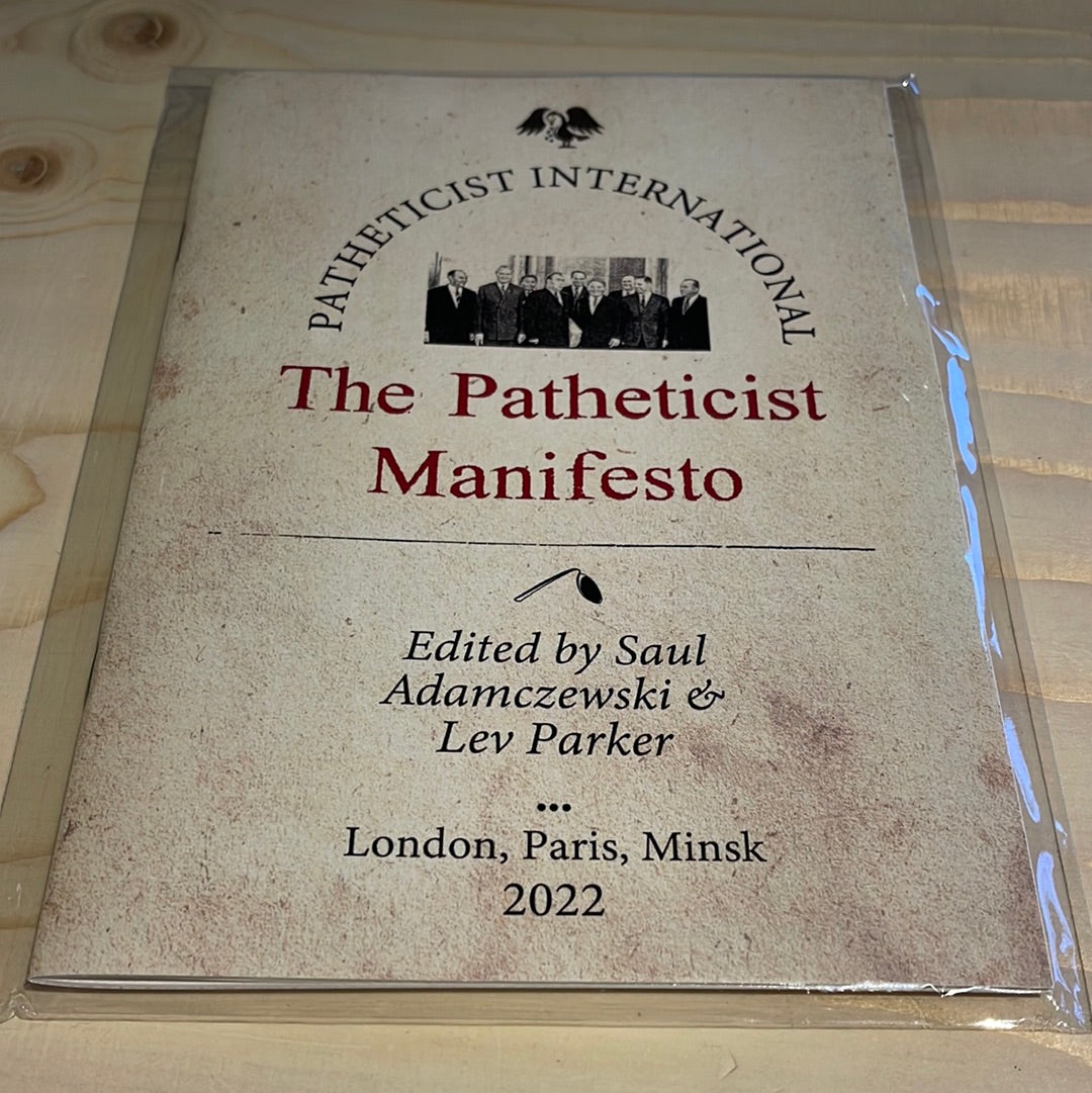 Pathic Books Morbid Books - The Patheticist Manifesto – Dash The Henge Store
